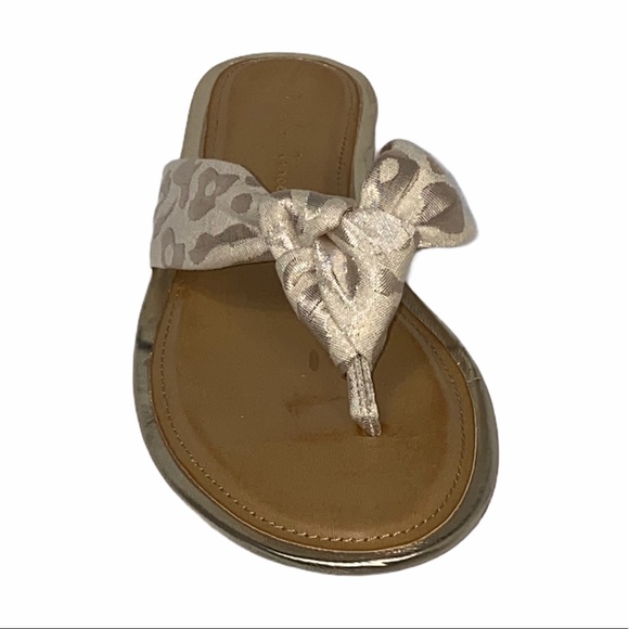 Amelia Grace Adellia Champagne flip-flop 8.5 - Picture 2 of 8